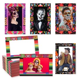 50 Pack Dia De Los Muertos Picture Frames Day of The Dead Ofrenda Altar