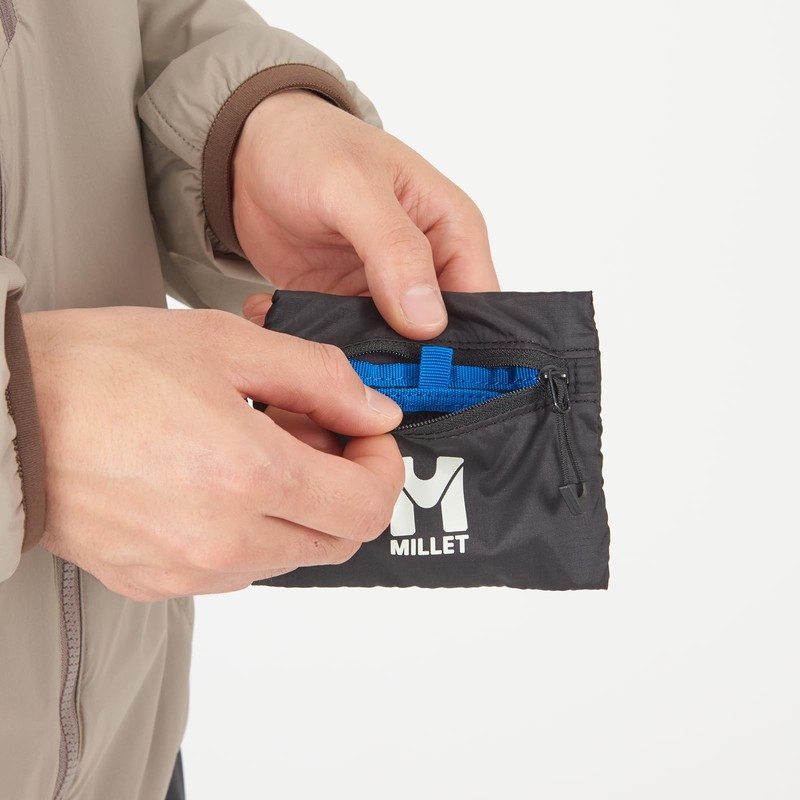 Millet MIS0796 Lightweight Wallet, Mini Packable Wallet, Sapphire (New Logo)