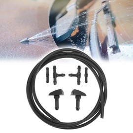 X AUTOHAUX Auto Windschutzscheibe Scheibenwaschdüsen 2 Meter Wischwasserschlauch Waschdüsen Kit 30655605