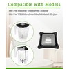 Blender Latching Lid Replacement Compatible with Blendtec Commercial WildSide+ and
