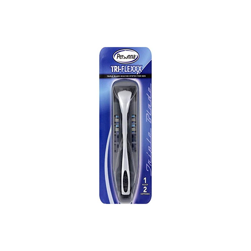 Personna Tri-Flexxx Triple Blade Shaving System for Men