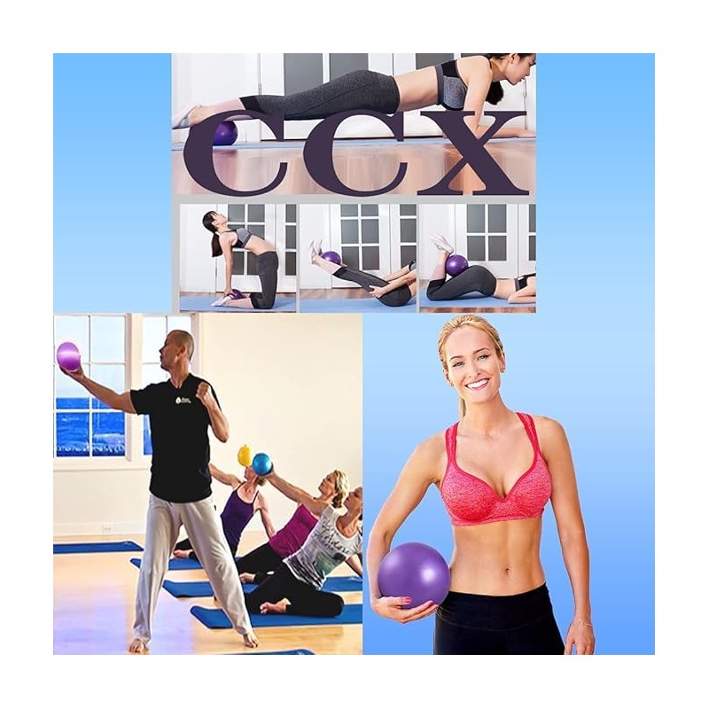 6 Inch Mini Pilates Exercise Yoga Ball with Pump