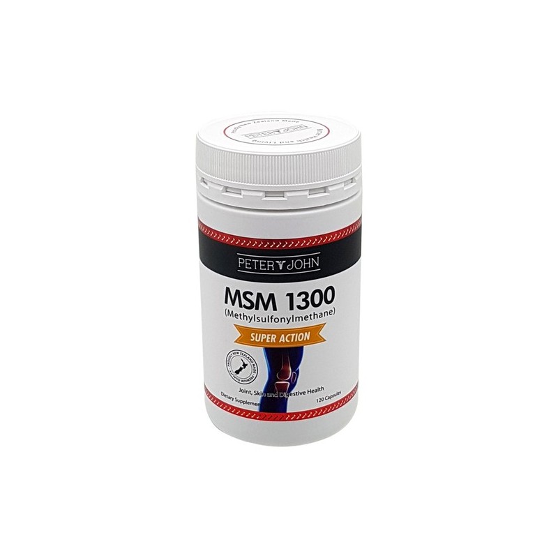Peter & John Dietary Sulfur MSM 1300 120 Capsules /