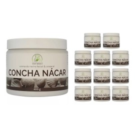 Productos Mart Mexico Crema De Concha Nácar Piel Tersa  (400g) 12 Pack