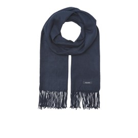 Jack & Jones NOS Men's Jacsolid Woven Scarf Noos, Blue (Navy Blazer), One size