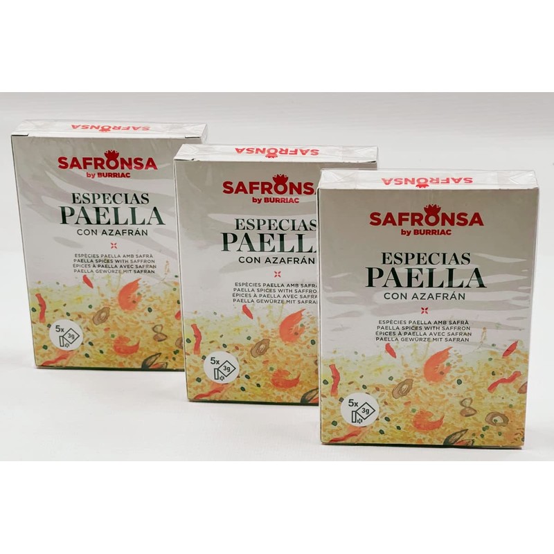 Paella seasoning sachets 15g