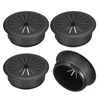 sourcing map 4Pcs Cable Hole Cover, 2 Inch (50mm) ABS