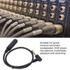 Acouto Cable de Audio Macho a Hembra de 6,35 Mm