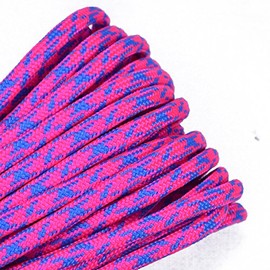 Bored Paracord Brand 550 lb Type III Paracord - Razz Matazz 100 Feet