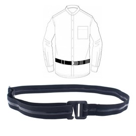 Holibanna Adjustable Shirt Stay Belt for Men and Women Non-slip Anti-crease Undergarment Lock Belt with Plastic Hook Buckle for Formal Attire and Professional Wear