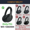 SOULWIT Micro Suede Earpads for Sony WH-1000XM4 Headphones, Ear Pads