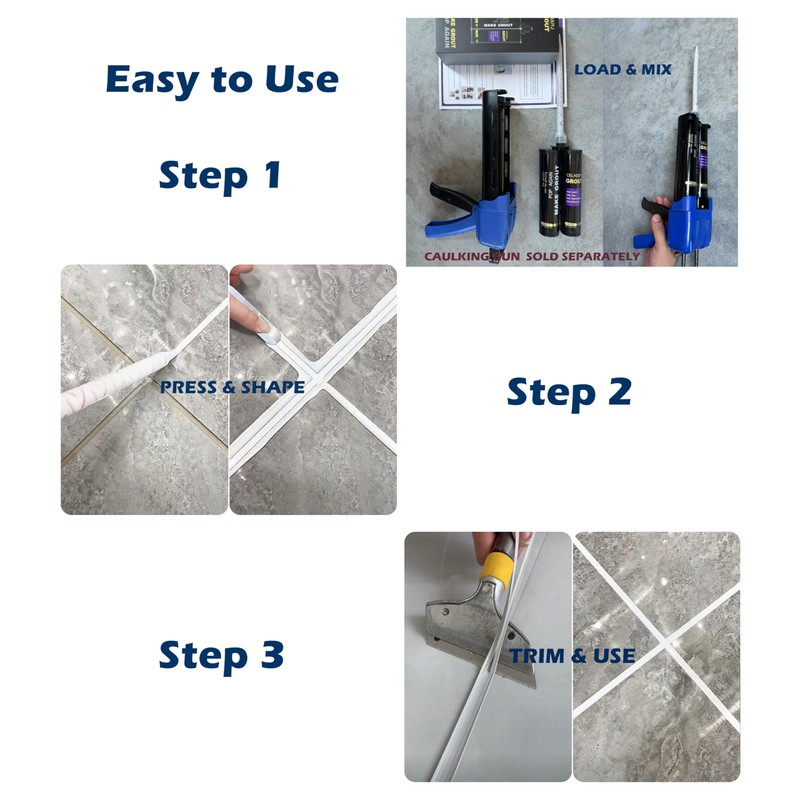Epoxy Grout Ivory 13.5 fl oz ｜Water & Stain Resistant