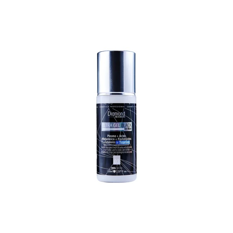 Ultra Gel Facial Black For Men Miguett 150ml