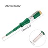 sourcing map Voltage Tester AC 100-500V with 3mm Slotted Screwdriver