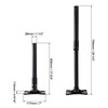 QWORK Undermount Sink Brackets Kit, 2 Pack Steel Undercounter Sink