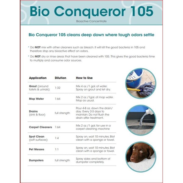 Fresh Bio-Conqueror 105 Air Freshener - Qt, Mango