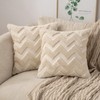 MIULEE Set of 2 Wool Cushion Covers, Soft Polyester Sofa