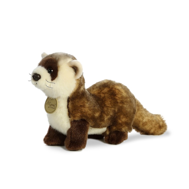 Aurora® Realistic Miyoni® Black Footed Ferret Stuffed Animal - Lifelike