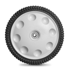 Sutmorly 12 Inch 734-04019 Rear Wheel Replacement for MTD 734-04127, Lawn Mower Wheel 12" x 2.125" S-Wave Wheel Tire Compatible with Most Troy Bilt Walk-Behind Push Lawn Mower, 1 Pack