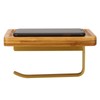 Wall Mounted Paper Towel Holder Tissue Roll Paper Rack Organizer