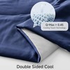 HOMFINE Cooling Comforter Japanese Double-Sided Cold Tech Fabric Cooling Blanket