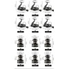 Spinning Fishing Reels with Left/Right Interchangeable Collapsible Wood Handle Powerful