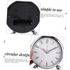 Mobestech Silent Alarm Clock Metal Digital Clock for Bedside Table