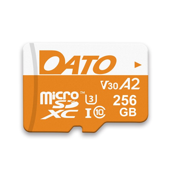 DATO DATO 256GB Advance Plus microSDXC Memory Card, UHS-I, C10,