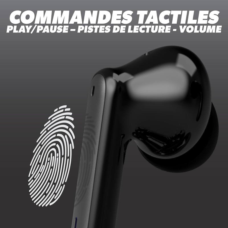 T'nB Wireless Bluetooth Headphones Noise Cancelling Active Design with Touch