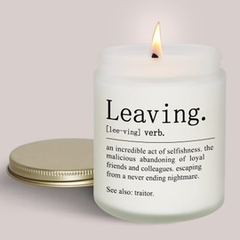 Funny Going Away Gift for Coworker, Leaving Office Gifts for Coworkers, Retired Goodbye Gifts Farewell Gifts New Job Gifts Retirement Gifts for Women Men Work Bestie Boss, Scented Candles