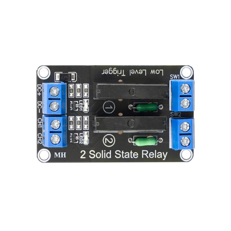 3 x 2 Channel Relay Module 5 V DC Solid