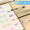 インデックス 付箋 インデックス シール 120枚 6色 薄色/カラー きれいにはがせる スムーズ筆記 書類整理