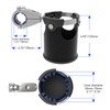 LEXIN LX-C3 Motorcycle Cup Holder with 360°swivel ball-Mount, Large Boat