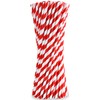 12" Extra Long Large Disposable Paper Drinking Straw 8mm Wide