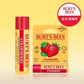 Burt's Bees Strawberry Lip Balm 4.25g x 2 / 버츠비 스트로베리 립밤 4.25gX2개