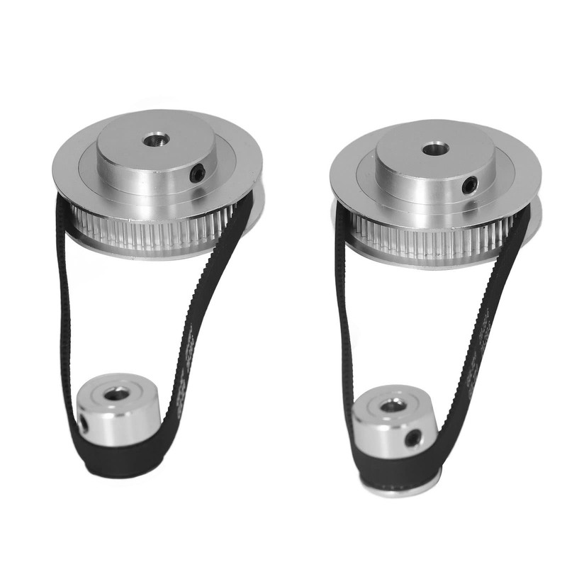 Timing Belt Pulley Set 20 Teeth 60 Teeth Aluminium Synchronous