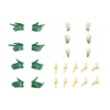 Little Army LAOP10 Sozai Girl Garden Tactical Gloves Green Plastic