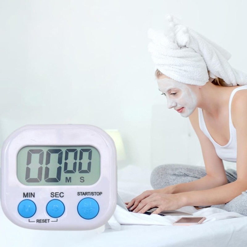 2 Pack Digital Timer - Kitchen Timer Clock with Magnetic