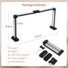 FAHKNS Large Half-Moon Light for Nail Desk, 34IN Foldable LED