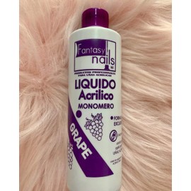 Fantasy Nails Liquid Monomer for Dip Powder, 10mL Grape Scent