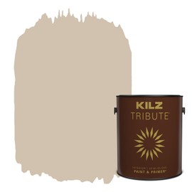 KILZ TRIBUTE Paint & Primer, Interior, Semi-Gloss, Bronze Mist, 1 Gallon