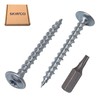 SKIR'CO (Pack of 100) Galvanised Steel 3.0 x 30mm Wood