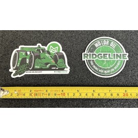 Unbranded 2 RIDGELINE OILS DECALS STICKERS racing rat rods offroad overland drag drift atv