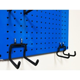 HantekSteel Metal Pegboard 12-Inch Tall x 16-Inch Wide Heavy Duty Wall Organizer for Home Garage Tool Storage 4pcs Blue
