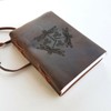 Lyoncraft Celtic Dragonfly Genuine Leather Journal, Free Personalizatio