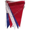 Red White Blue Pennant Flag Bunting Banner 20 Flags 10M