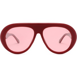 SOJOS SJ2390 - anteojos de sol polarizadas de gran tamaño para mujer y hombre, estilo retro clásico de los años 70, protección UV