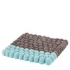 cilio Lana Due Coaster, Washable Felt Made of Sheep's Wool,