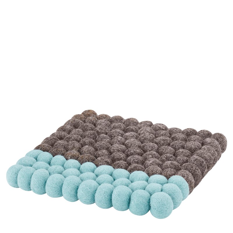 cilio Lana Due Coaster, Washable Felt Made of Sheep's Wool,