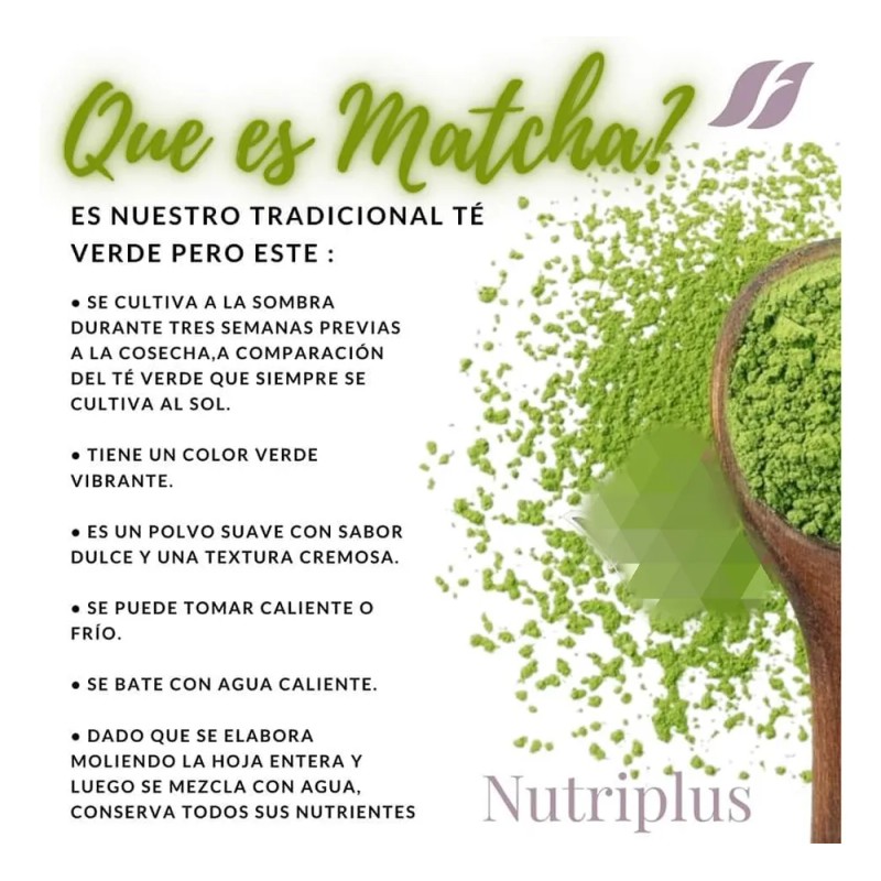 Matcha Orgánica Farmasi 100g
